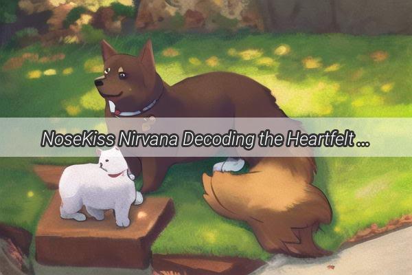 NoseKiss Nirvana Decoding the Heartfelt Message Behind Your Dogs Licking